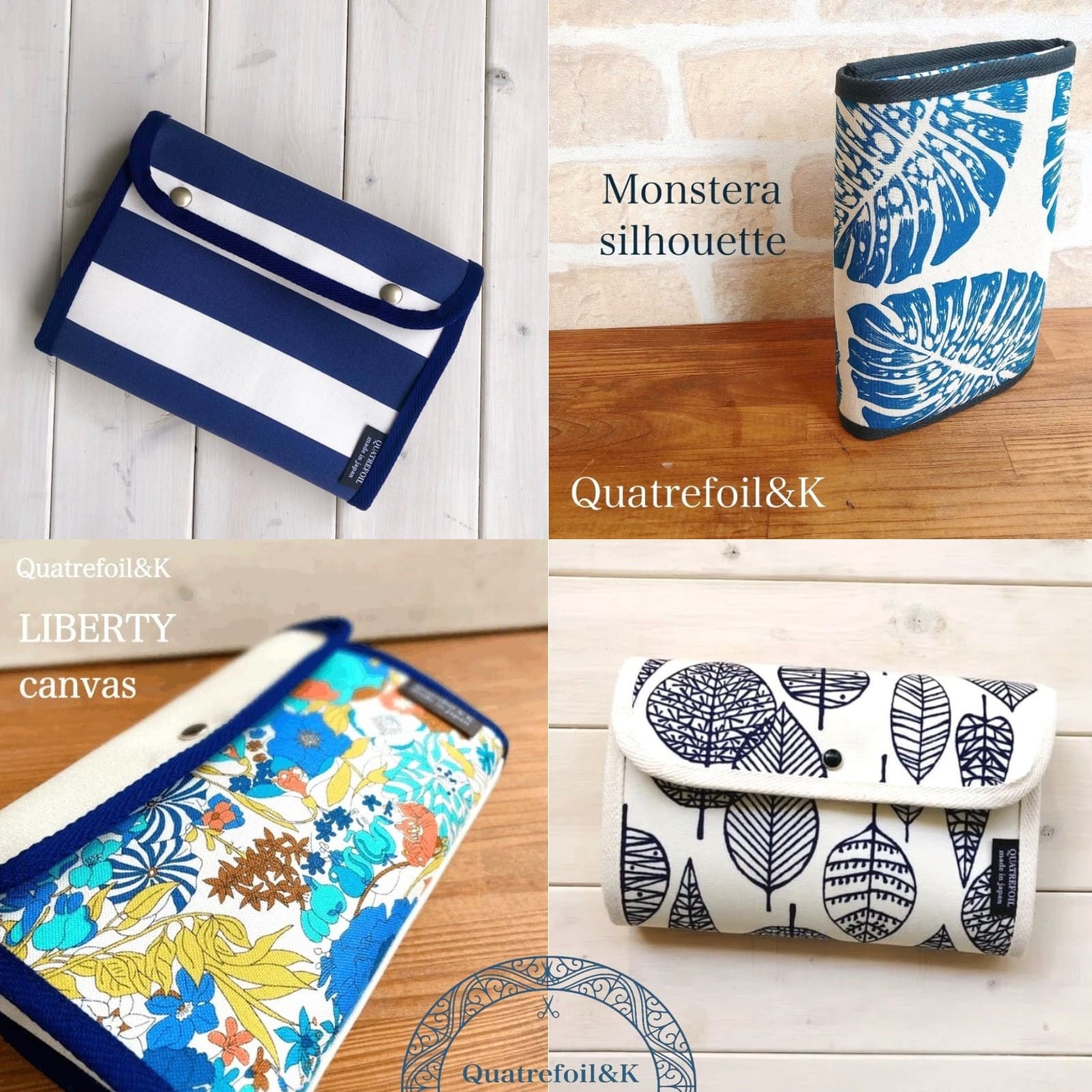 Quatrefoil&K 千葉北歐風手作帆布收納包