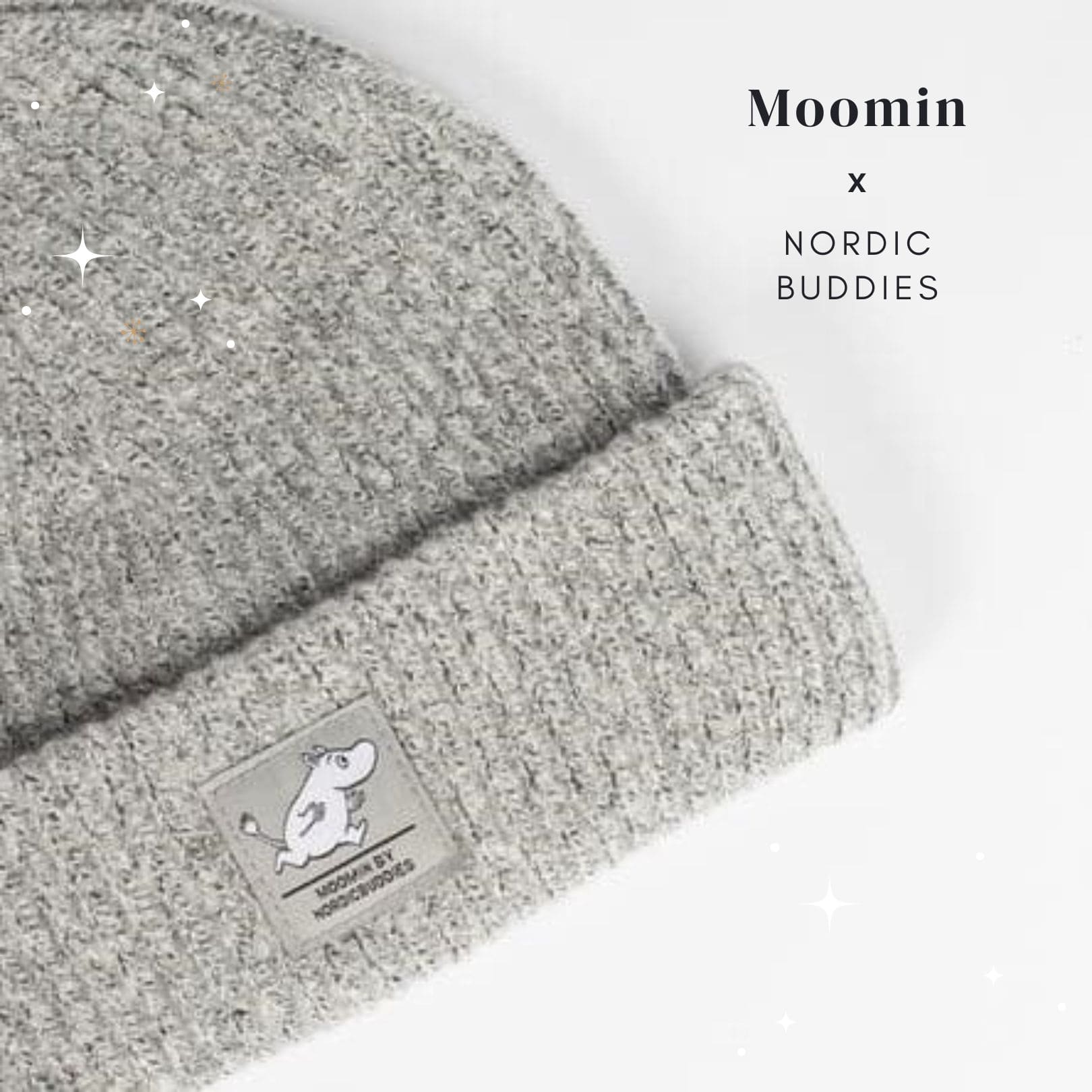 Moomintroll Winter Hat Beanie Adult - Grey（針織毛帽）奔跑吧嚕嚕米