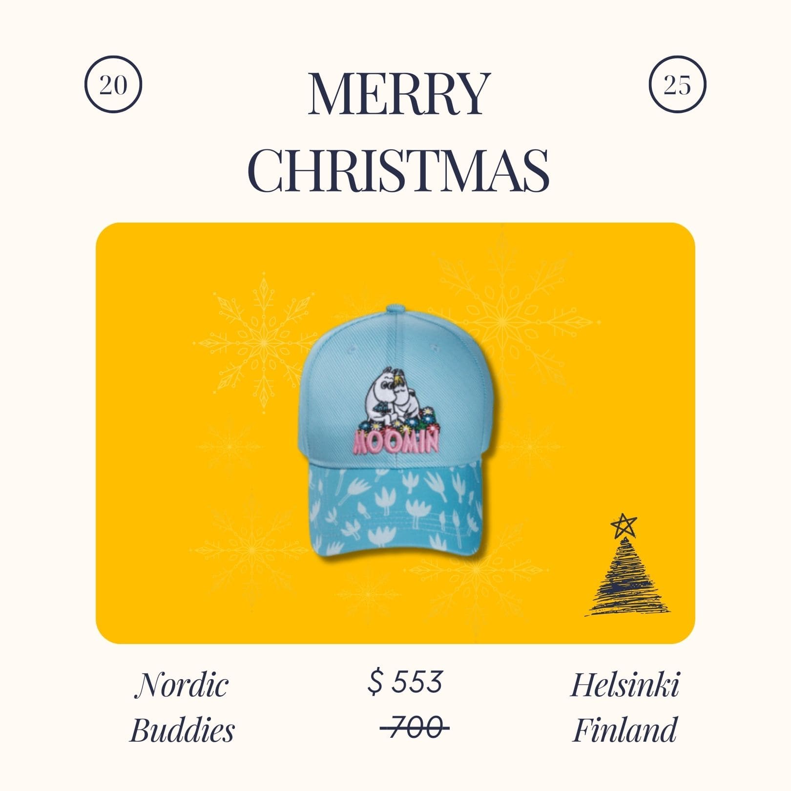Nordic Buddies 北歐好麻吉 兒童棒球帽 嚕來嚕尬意