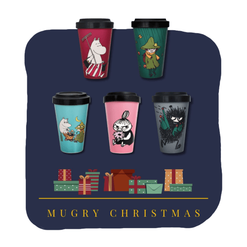 A . A 2025 聖誕特惠滿額贈 Nordic Buddies 北歐好麻吉 姆明家族聯名環保杯