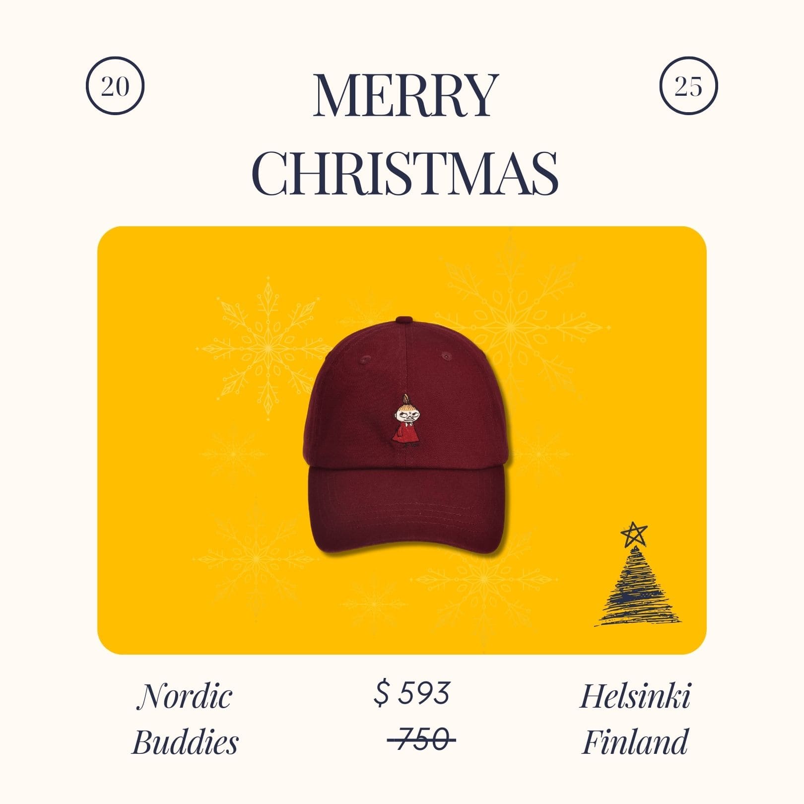 Nordic Buddies 北歐好麻吉 純棉棒球帽 別找碴小不點