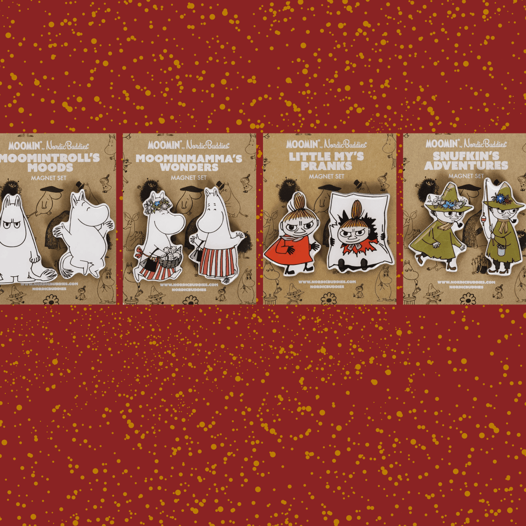 2026 Lunar New Year Sale 滿額贈品 Nordic Buddies 北歐好麻吉 嚕嚕米家族趣味磁鐵組