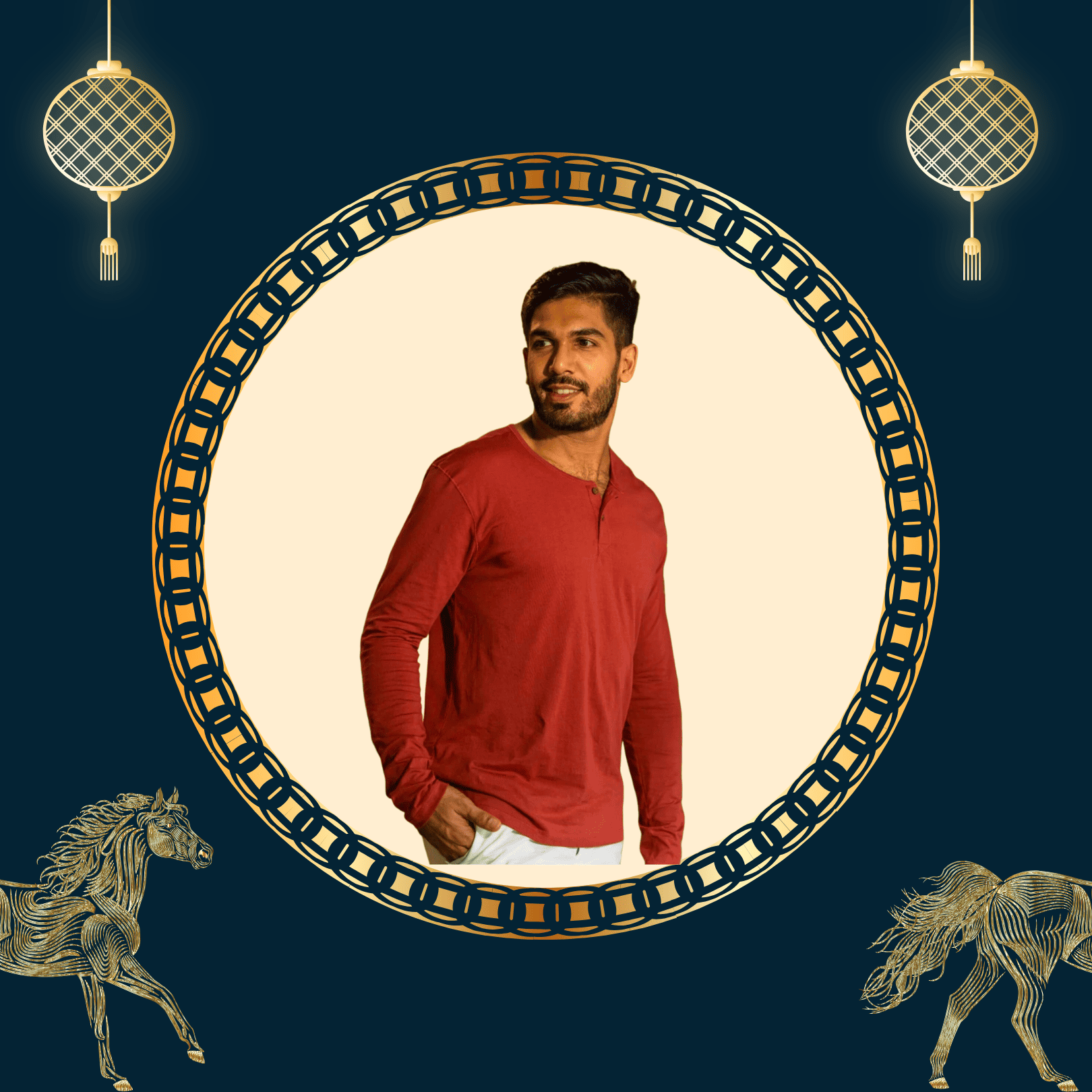 2026 Lunar New Year Select 馬躍新春促銷選品 16 NO NASTIES 有機亨利領長袖上衣 Cayenne