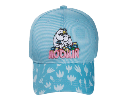 Moomin Love Digital Print Kids Cap - Light BlueLittle My Happy Kids Cap - Pink（兒童棒球帽）嚕來嚕尬意
