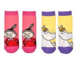 Snorkmaiden Kids Socks - Smiling - Yellow（中筒童襪）笑容可兒掬