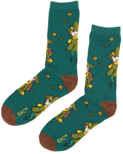 Snufkin Men Socks - Green（中筒男襪）阿金根本不 Care