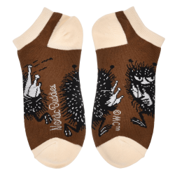 Stinky's Getaway Men Ankle Socks - Brown（踝襪男襪）阿丁大盜