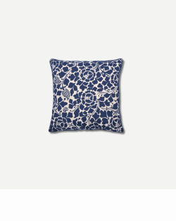Balizen Prada Indigo Cushion Cover（45 cm）- Prada 紋飾靛藍抱枕套