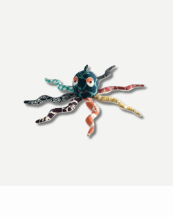 Balizen Scrappy Octopus 拼布章魚哥