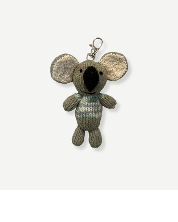 Gogo Olive Animal Key Rings 暖心小萌伴 辛巴威手織動物玩偶吊飾鑰匙圈 Koala 無尾熊寶貝