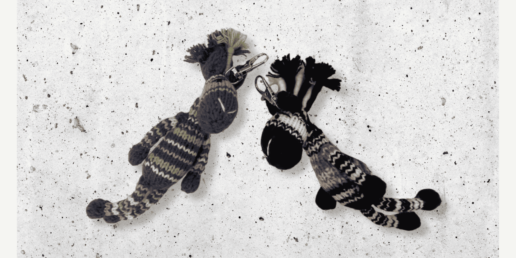Gogo Olive Animal Key Rings 暖心小萌伴 辛巴威手織動物玩偶吊飾鑰匙圈