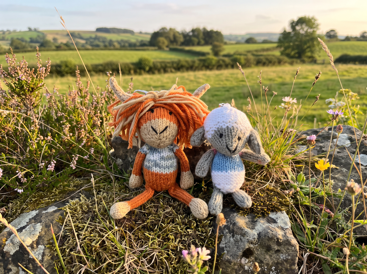 Gogo Olive Animal Key Rings 暖心小萌伴 辛巴威手織動物玩偶吊飾鑰匙圈 英倫田野系列 British Countryside
