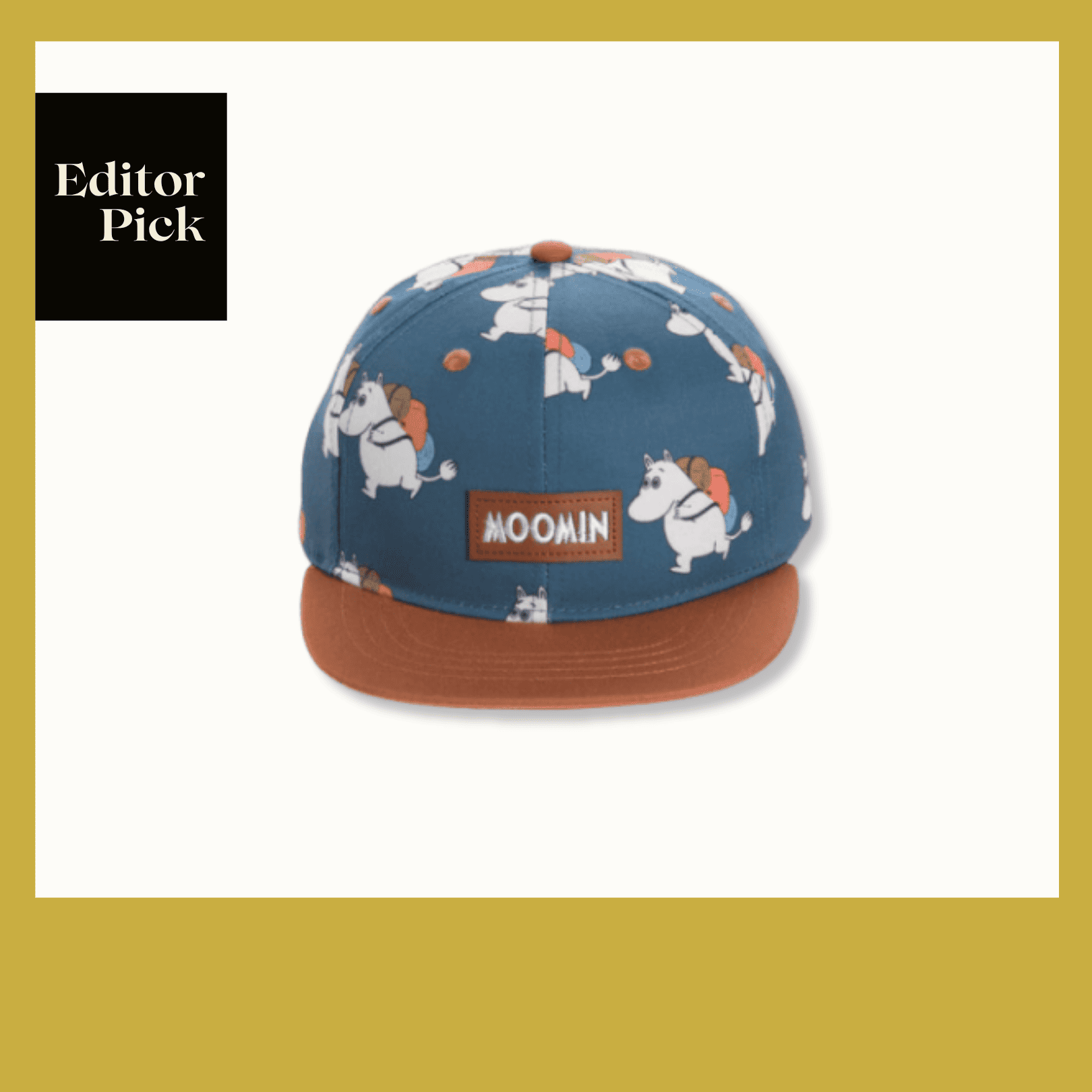 Moomintroll Adventure Kids Cap - Blue（兒童棒球帽）嚕嚕米衝露營