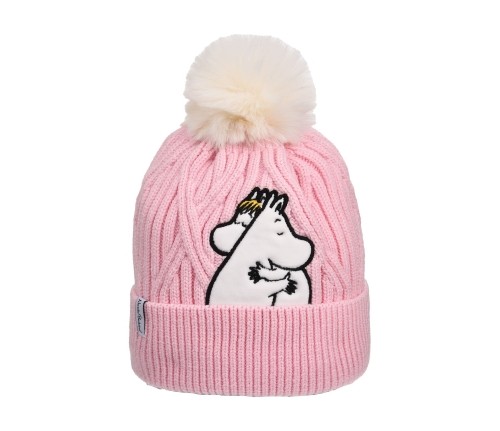 Moomintroll + Snorkmaiden Winter Beanie Kids - Pink（兒童毛帽）愛的抱抱