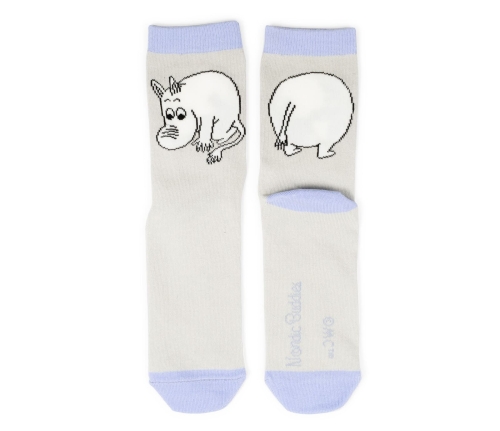 Moomintrolls Butt Ladies Socks - Grey（中筒女襪）嚕嚕米小屁屁