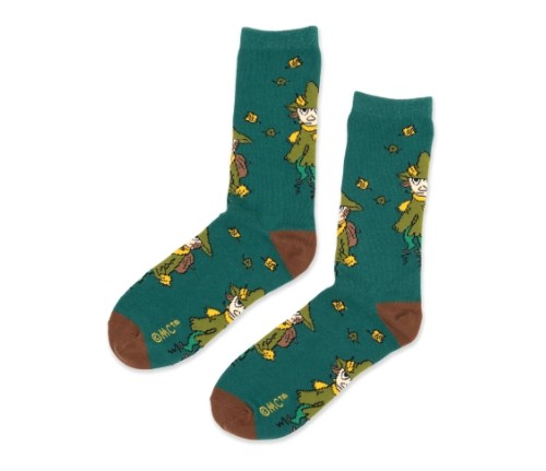 Snufkin Men Socks - Green（中筒男襪）阿金根本不 Care