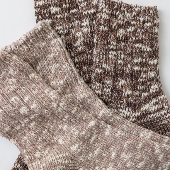 SOUKI【RE LOOP】SLUB MIX 精梳棉節紗透氣襪 8 - Aporia Agathon