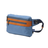 ALBAPIE認證豐岡包 for the Blue 漁網再生腰包 海洋藍