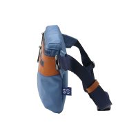 ALBAPIE認證豐岡包 for the Blue 漁網再生腰包 海洋藍