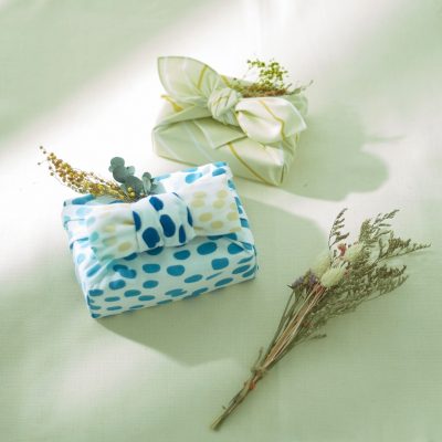 宮本風呂敷 MIYAMOTO Furoshiki 50 x 50 cm - 潤玉 Drops of Water 4