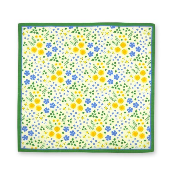 MIYAMOTO 宮本手巾 和感風呂敷 Furoshiki 50 x 50 cm - 綠野花蹤 Wild Flowers